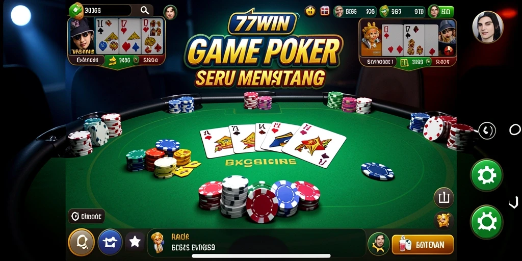 Gameplay seru di 77WIN dengan fitur Poker menarik.