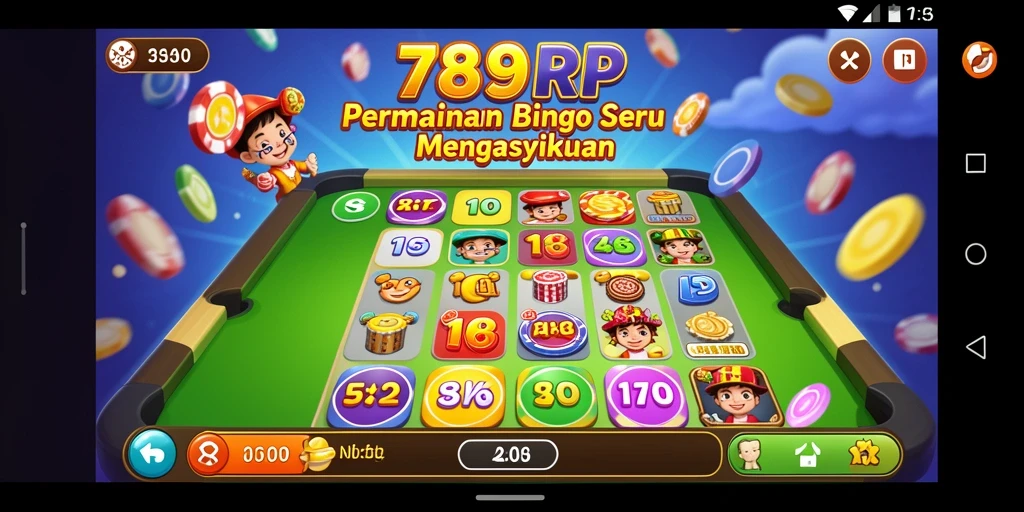 Tampilan permainan Bingo seru di 789RP dengan antarmuka menarik.