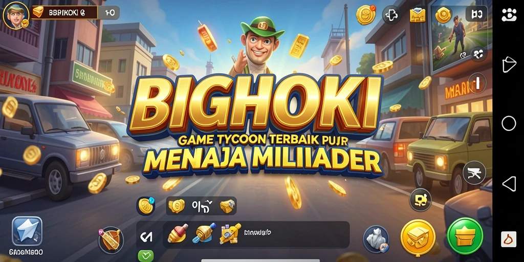 Tampilan menarik dari gameplay BIGHOKI yang mendebarkan.