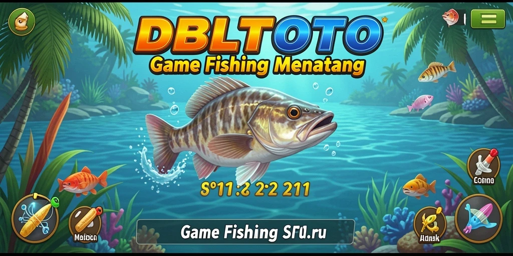 Tampilan menarik dari gameplay DBLTOTO yang penuh aksi memancing.