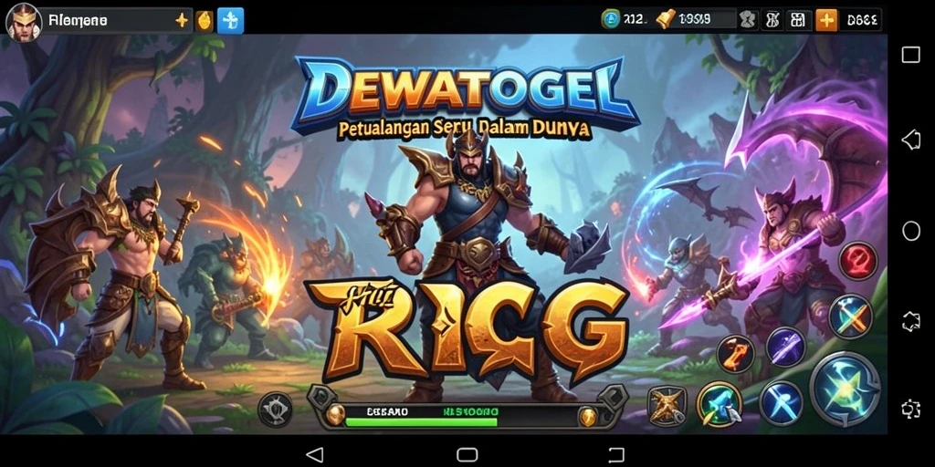 Tampilan gameplay <strong>DEWATOGEL</strong> yang mendebarkan dan penuh aksi.