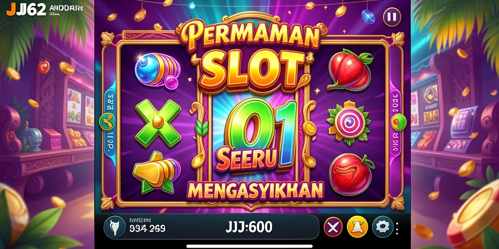 Tampilan gameplay Slot yang menarik dari JJ62.