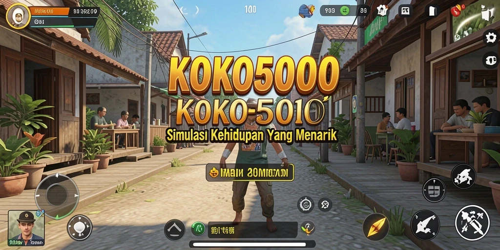 Tampilan gameplay KOKO5000 yang menarik dan interaktif.