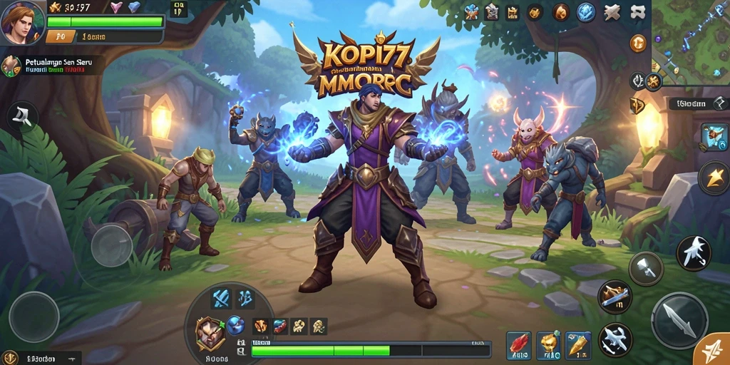 Tangkapan layar gameplay KOPI77 dengan pemandangan yang menakjubkan.