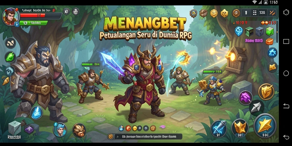 Tampilan seru dari gameplay RPG MENANGBET yang menantang.