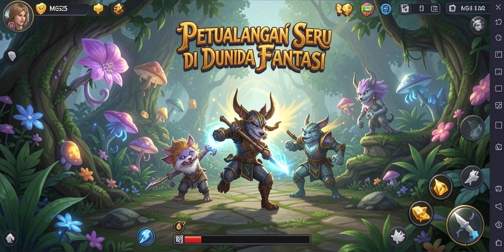 Tampilan menarik dari gameplay MG525 yang penuh petualangan.
