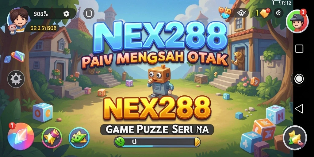 Screenshot utama NEX288 menampilkan gameplay Puzzle yang seru dan menantang.