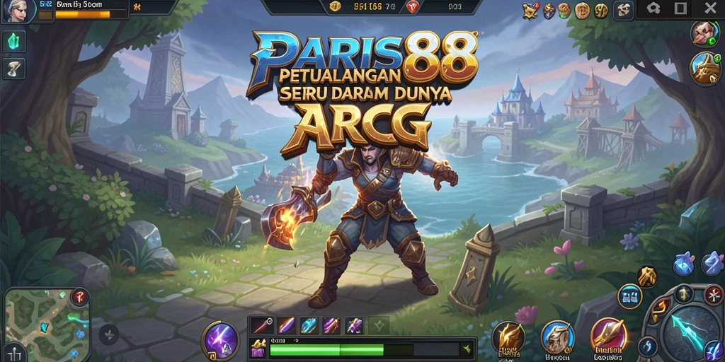 Tampilan imersif dari gameplay ARPG di PARIS88.