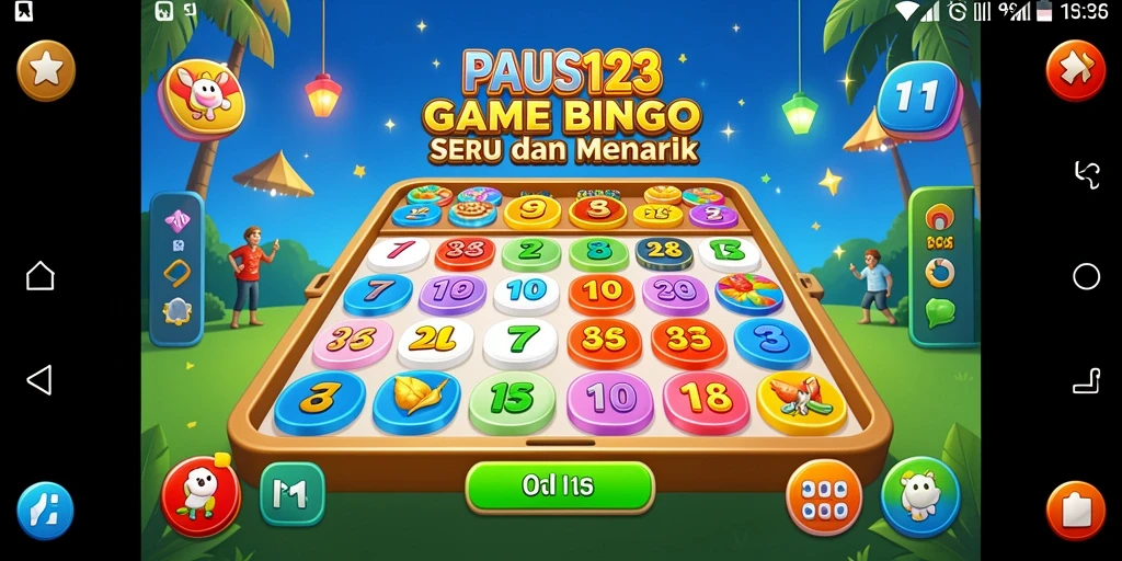 Tampilan gameplay menarik dari game Bingo PAUS123 yang menghibur.