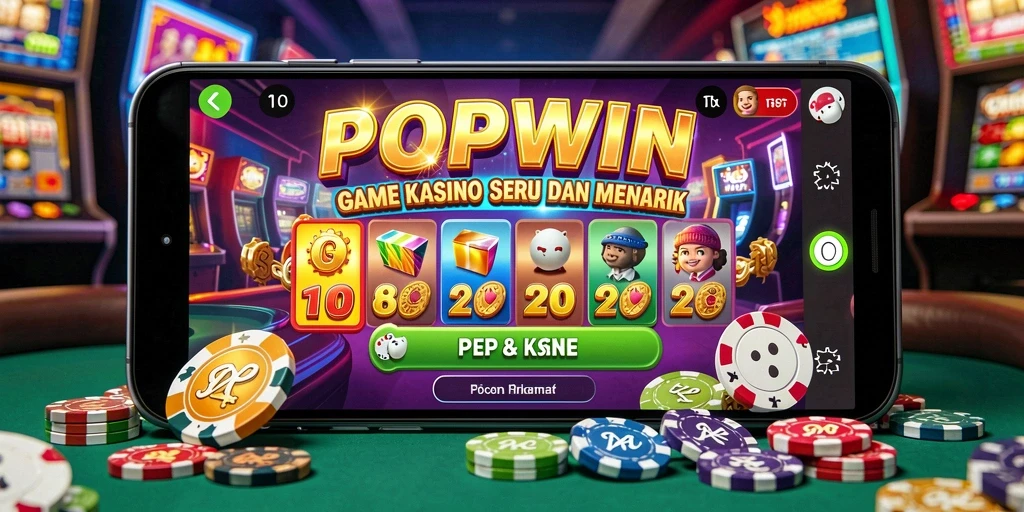 Tampilan gameplay menarik dari game Kasino POPWIN.