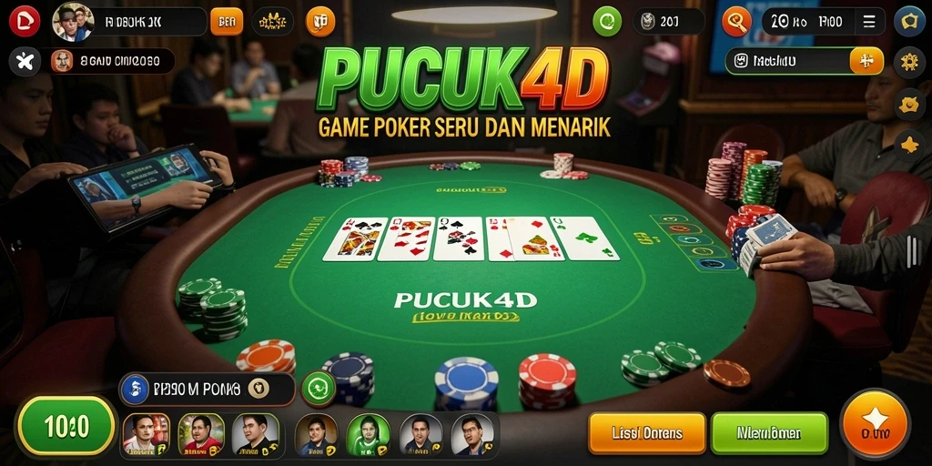 Tampilan gameplay seru dari PUCUK4D yang memikat pemain.