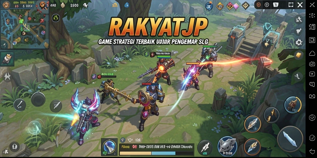 Tampilan gameplay RAKYATJP dengan strategi menarik.