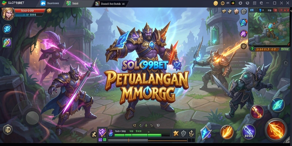 Tampilan gameplay seru dalam <strong>SLOT99BET</strong> dengan banyak aksi dan petualangan.